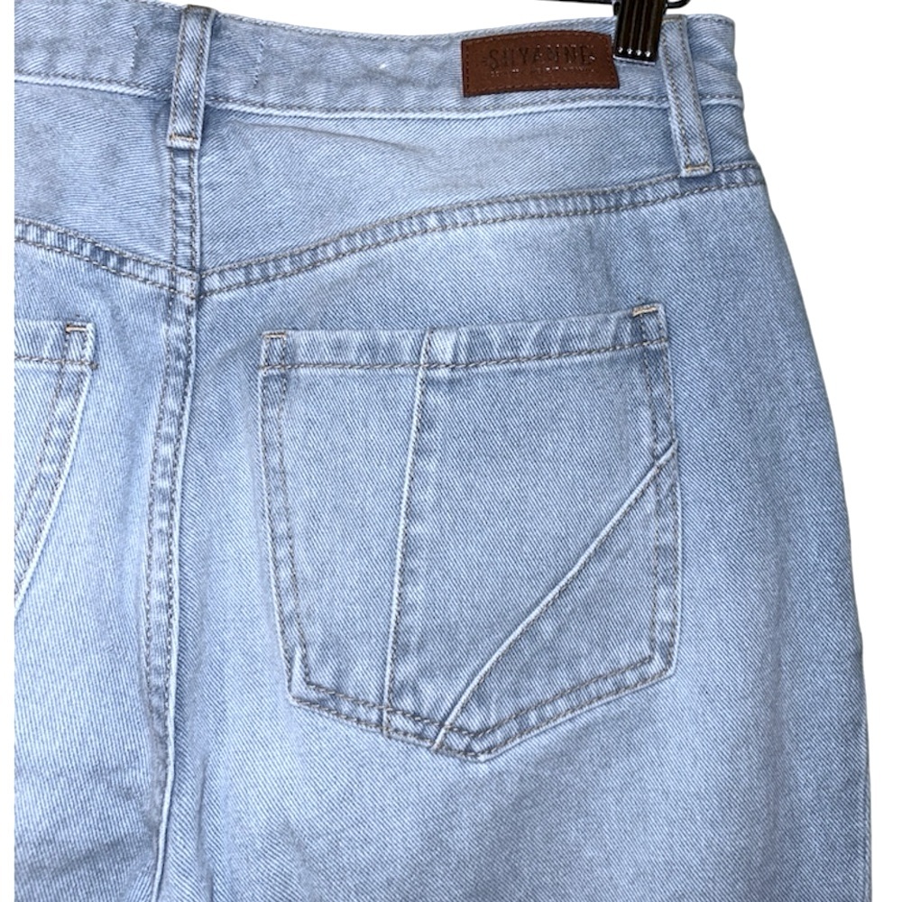 Shyanne Bell Bottom Jeans - Light and Dark Blue - Picture 13 of 16